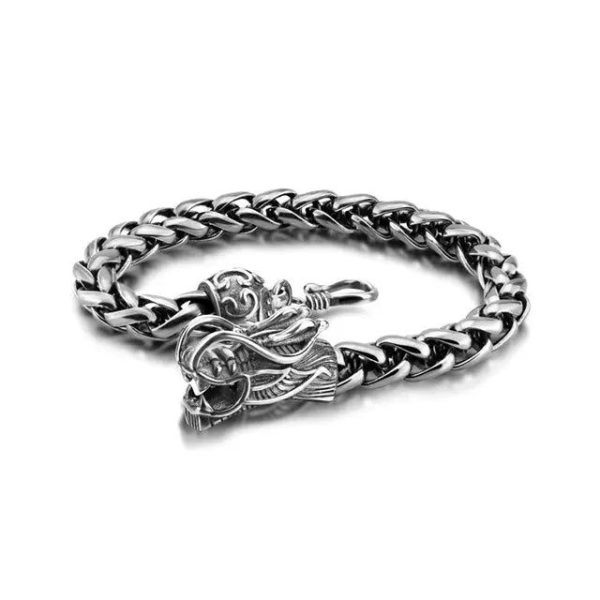 bracelet dragon céleste argent
