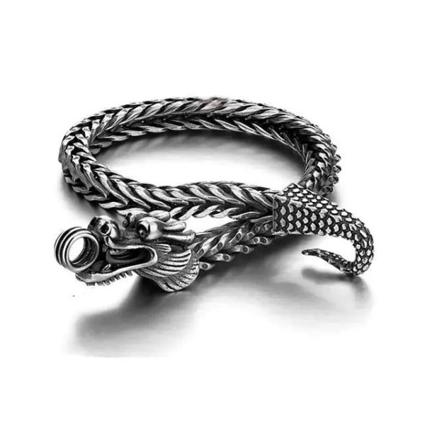 bracelet dragon en argent .925