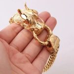 bracelet dragon massif style viking