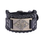 bracelet en cuir de type viking