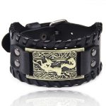 bracelet en cuir fenrir