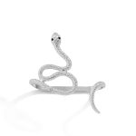 bracelet serpent argenté d'yggdrasil