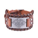 bracelet traditionnel viking en cuir