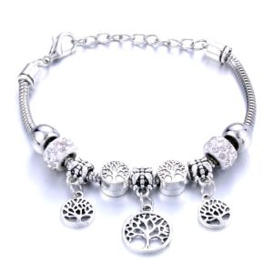 bracelet viking arbre de vie - flamme d'odin