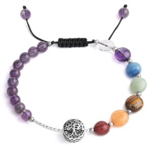 bracelet viking arbre de vie - flamme de gungnir