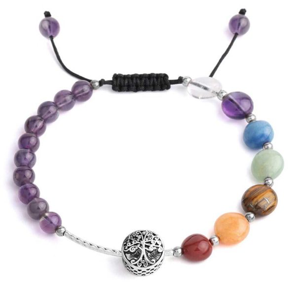 bracelet viking arbre de vie - flamme de gungnir