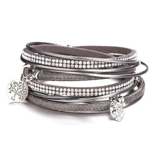 bracelet viking arbre de vie - flamme de muspell