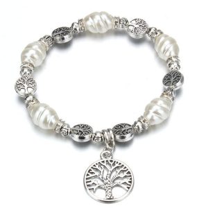bracelet viking arbre de vie - flamme de thor