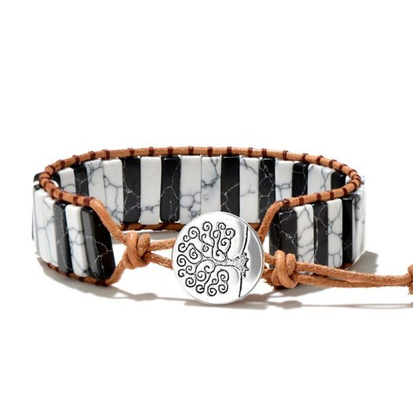 bracelet viking arbre de vie - flamme de ymir