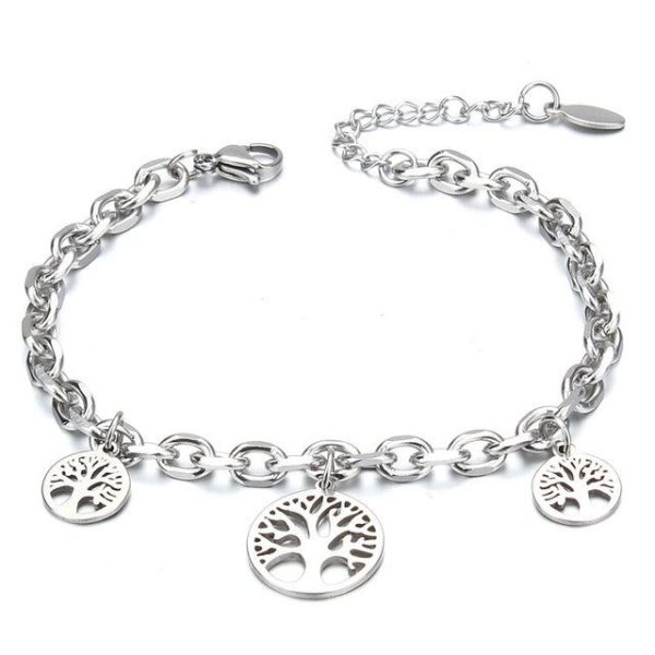 bracelet viking arbre de vie - forge d'odin