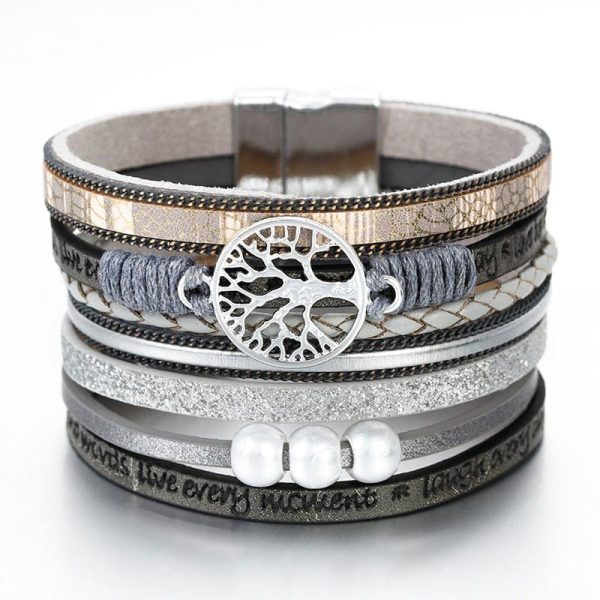 bracelet viking arbre de vie - harmonie de baldur