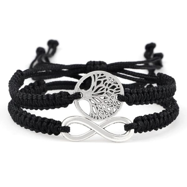 bracelet viking arbre de vie - sagesse de gungnir