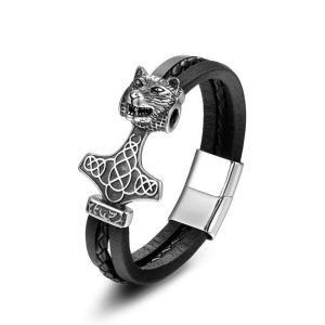 bracelet viking fenrir