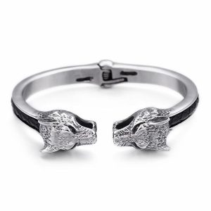 bracelet viking Loup Fenrir