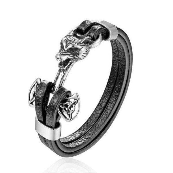 bracelet viking Mjolnir Fenrir