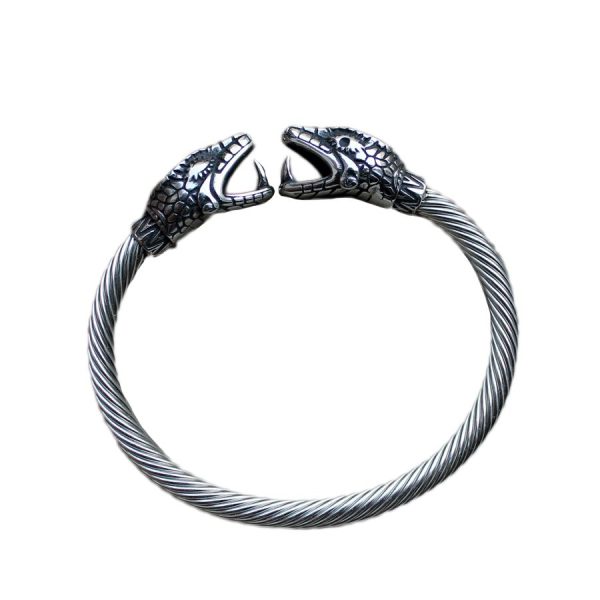 bracelet viking serpent