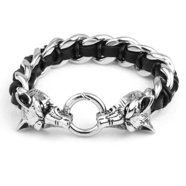 bracelet viking sköll