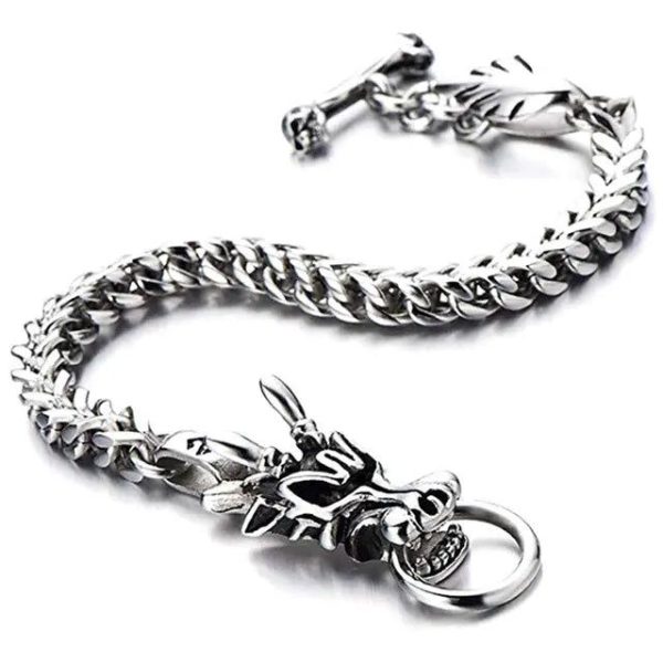 bracelet viking tête de dragon