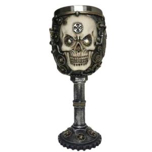calice viking crâne steampunk