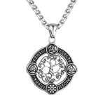 collier arbre de vie viking runes