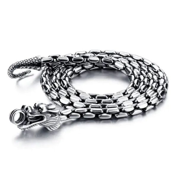 collier dragon en argent 925