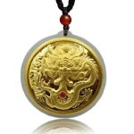 collier dragon royal or 24K