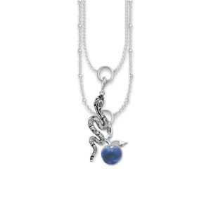 collier esprit serpent argent