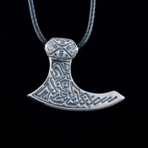 collier hache viking argent sterling