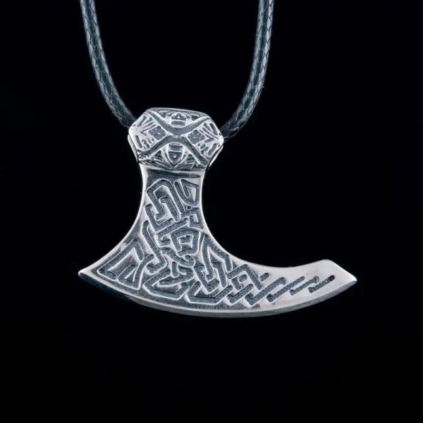 collier hache viking argent sterling