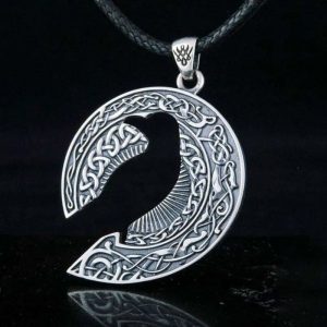 collier Hugin argent