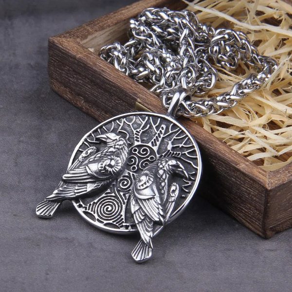 collier Hugin et Munin