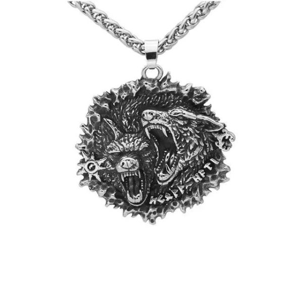 collier loup geri et freki