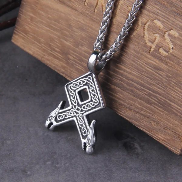 collier Othala en argent