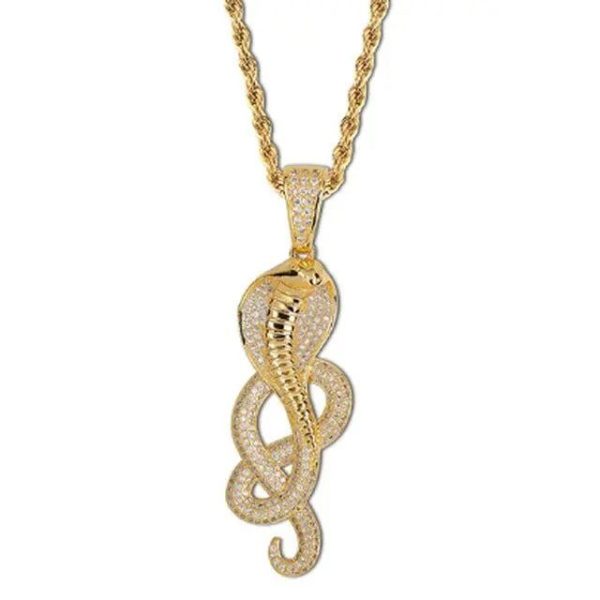 collier serpent majestueux