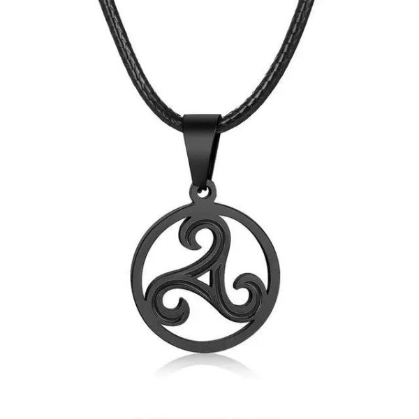 collier triskel en argent