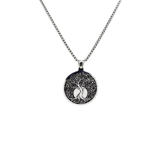 collier viking arbre de vie - chuchotement de loki