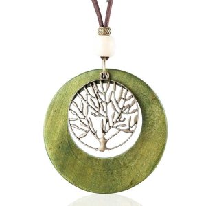 collier viking arbre de vie - cycle de la renaissance