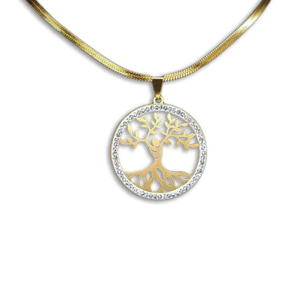 collier viking arbre de vie - éclat de baldur