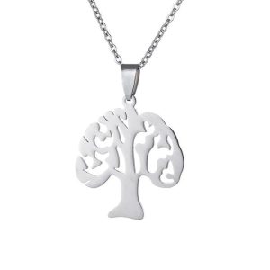 collier viking arbre de vie - feuillage sacré