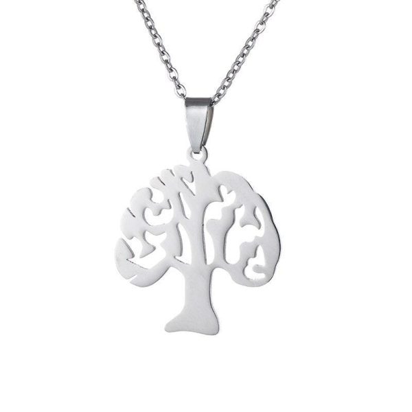 collier viking arbre de vie - feuillage sacré