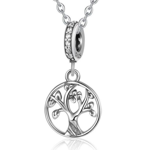 collier viking arbre de vie - feuilles du destin