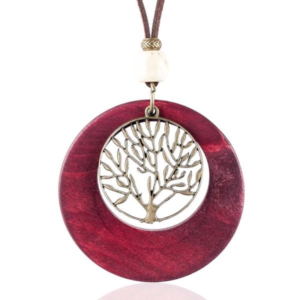 collier viking arbre de vie - nature immortelle