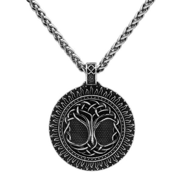 collier viking arbre de vie - ombrage enchanté