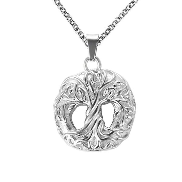 collier viking arbre de vie - racines de l'existence