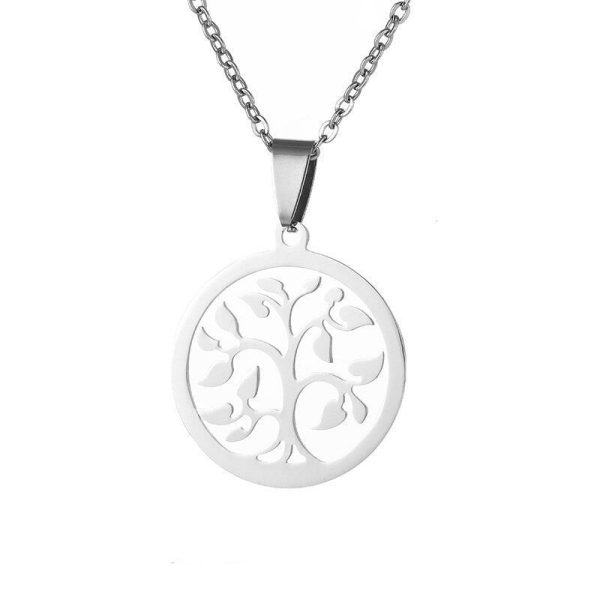 collier viking arbre de vie - racines de la connaissance