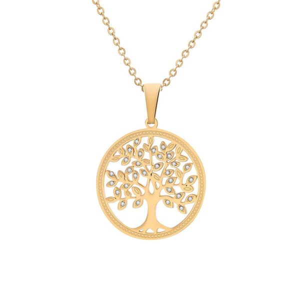 collier viking arbre de vie - sérénité de la nature