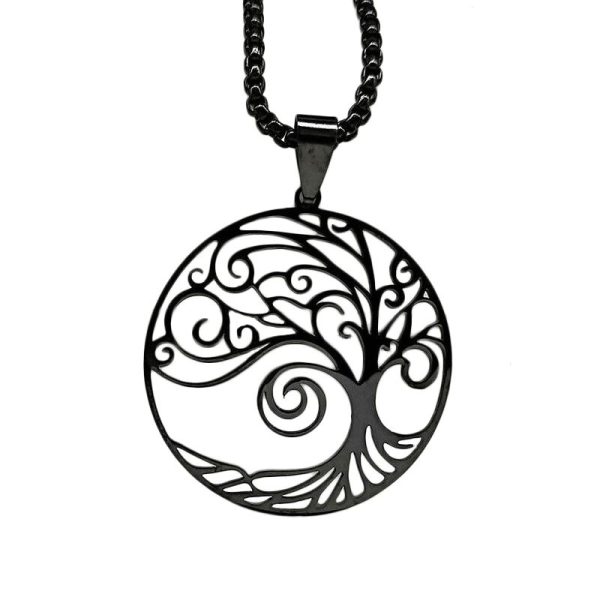 collier viking arbre de vie - sérénité naturelle