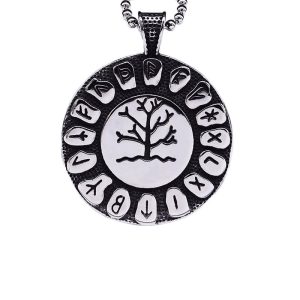 collier viking arbre de vie - souffle du druidisme