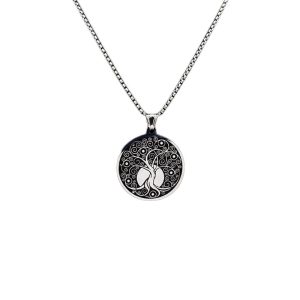 collier viking arbre de vie - symphonie de la forêt