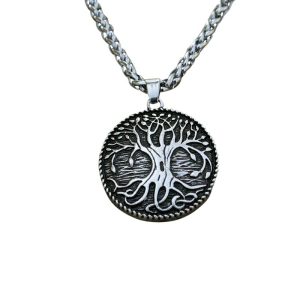 collier viking arbre de vie - symphonie verte